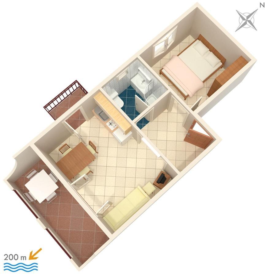 Apartments With A Parking Space Baska Voda, Makarska - 2709 מראה חיצוני תמונה